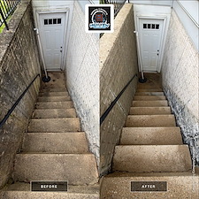 Exterior-House-Washing-in-Lake-Ridge-VA-Restoring-Vinyl-Siding-Driveway-Walkout-Steps 10