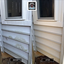Exterior-House-Washing-in-Lake-Ridge-VA-Restoring-Vinyl-Siding-Driveway-Walkout-Steps 7