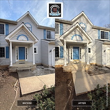 Exterior-House-Washing-in-Lake-Ridge-VA-Restoring-Vinyl-Siding-Driveway-Walkout-Steps 0