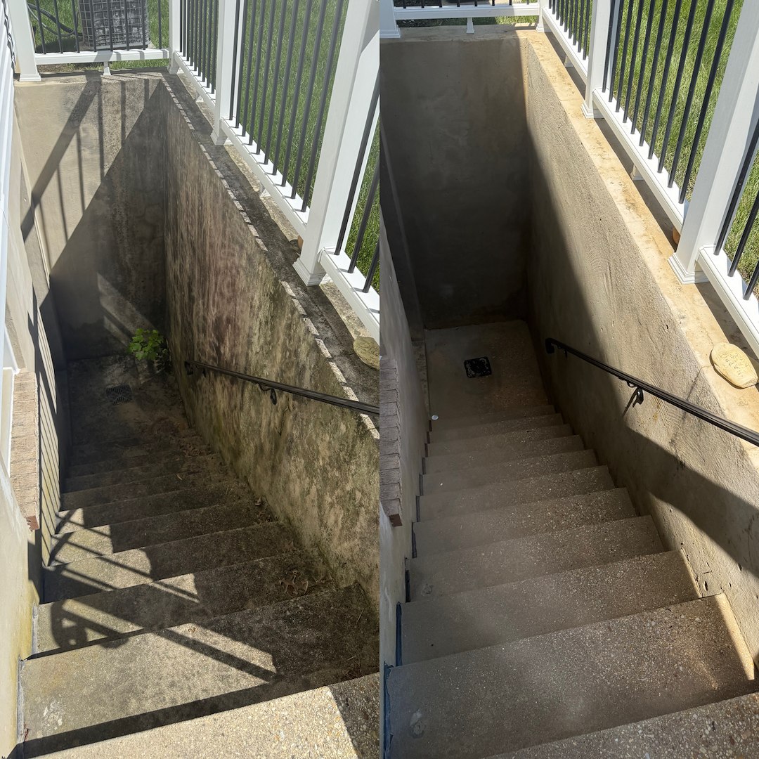 House Washing & Concrete Cleaning Project – Arlington, VA
