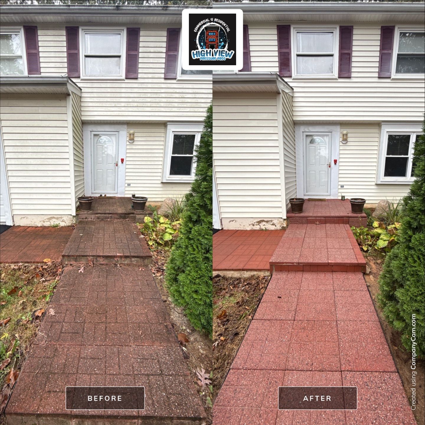 House Washing & Walkway Cleaning in Burke, VA | Removing Heavy Algae & Mold