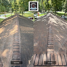 Roof-Washing-in-Woodbridge-VA-Algae-Moss-Lichen-Removal-on-1978-Shingle-Roof 9