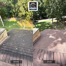 Roof-Washing-in-Woodbridge-VA-Algae-Moss-Lichen-Removal-on-1978-Shingle-Roof 4